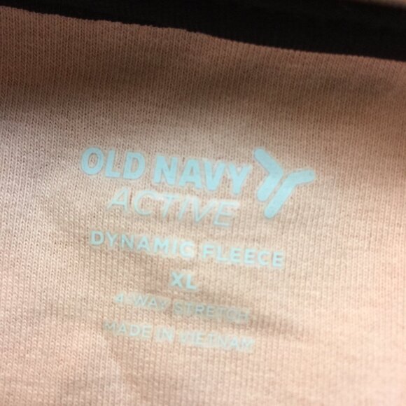 New! Old Navy Active Hoodie Sweatshirt XL Coral Dynamic Fleece 4 Ways Stretch - Picture 3 of 15